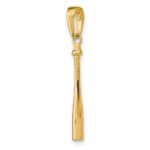 10k 3-D Baseball Bat Pendant - Image 5