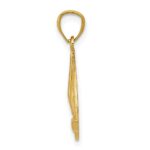 10k Sailboat Pendant - Image 2