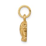10k Solid Satin Small Leopard Charm - Image 2