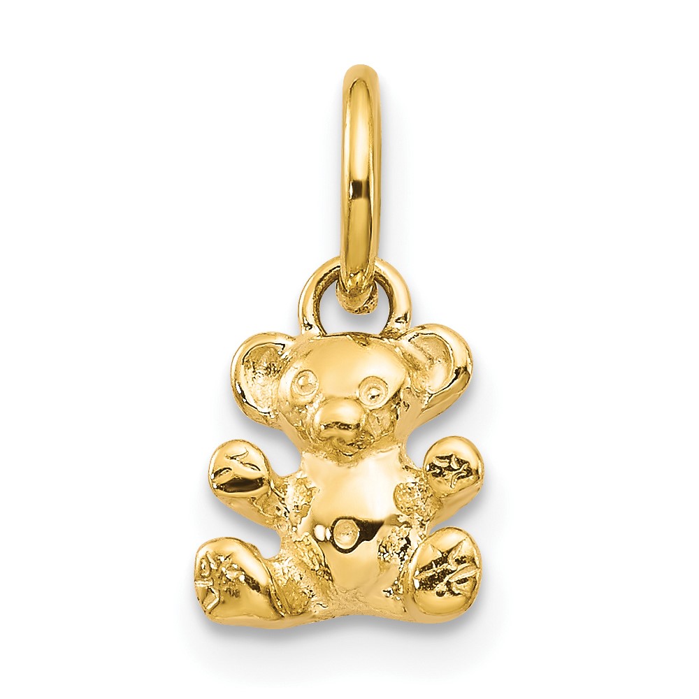 10C658.jpg 10k 3D Teddy Bear Charm - Image 1