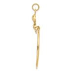 10k Double Dolphin Charm Holder - Image 2
