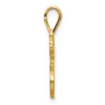 10k Initial E Pendant - Image 2