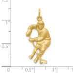 10K Hockey Player Charm - Image 3