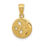 10k Moon & Stars Pendant
