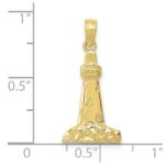 10k Lighthouse Pendant - Image 3