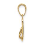 10K 3-D Hawaii Flip-Flop Pendant - Image 2