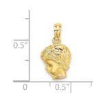 10k Boy Head Charm - Image 3