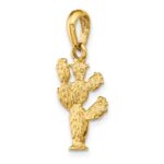 10k 3-D Cactus Pendant - Image 5