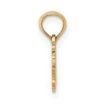 10K 100% VIRGO Zodiac Charm - Image 2
