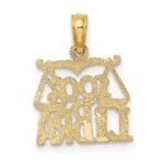 10K 100% LIBRA Zodiac Charm - Image 4