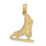10K Ice Skate Charm - Image 4