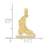 10K Ice Skate Charm - Image 3