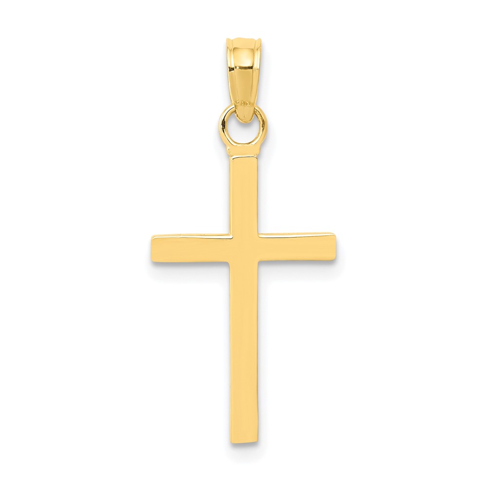 10K2116.jpg 10k 3-D Cross Pendant - Image 1