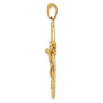 10k Satin Finish Crucifix Pendant - Image 2