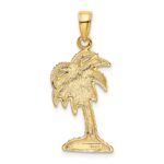 10k Palm Tree Pendant - Image 4