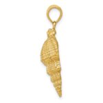 10k Conch Shell Pendant - Image 2