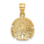 10K Sand Dollar Pendant - Image 4