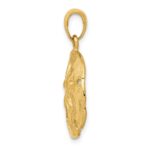 10k Sand Dollar Pendant - Image 2