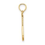 10K Tennis Racquet Pendant - Image 2