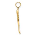 10k Polished Full Body Boy Charm - Image 2
