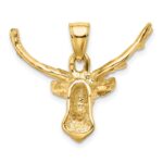 10K 2-D Deer Head 8 Point Buck Charm - Image 4