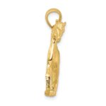 10K 2-D Polished Horse Charm - Image 2
