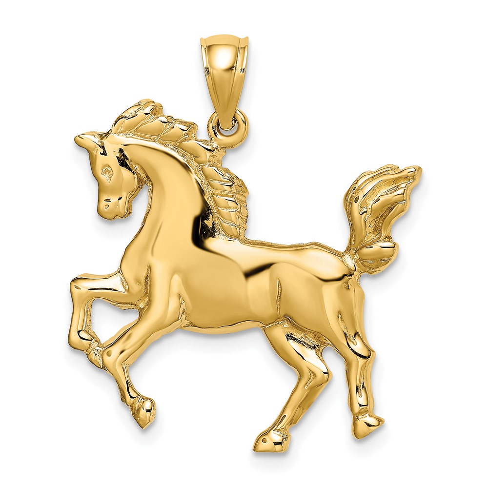 10K6543.jpg 10K 2-D Horse Charm - Image 1