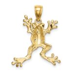 10K 2-D Frog w/Pot Belly Charm - Image 4