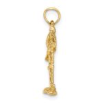 10K 3-D Flamingo w/ Head Up Charm - Image 2