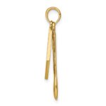 10K W/Enamel 3-D Cook Book and Spoon Charm - Image 2