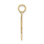 10K Smiling Sun Charm - Image 2