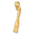 10K 3-D Paint Brush Charm - Image 5