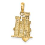 10K 3-D Sand Castle w/ Shovel Charm - Image 4