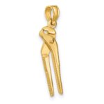 10K 3-D Moveable Locking Wrench Charm - Image 5