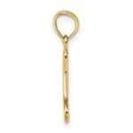 10K Cut-Out  Polished Mini Dog Bone Charm - Image 2