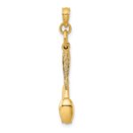 10K 3-D Moveable Knife, Fork, and Spoon Charm - Image 4
