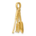 10K 3-D Moveable Garden Hand Tool Collection Charm - Image 5