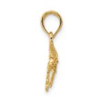 10K 2-D Whale Charm - Image 2