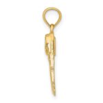 10K Scuba Flipper Charm - Image 2