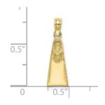 10K Scuba Flipper Charm - Image 3
