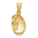 10K 2-D Abalone Shell Charm - Image 4