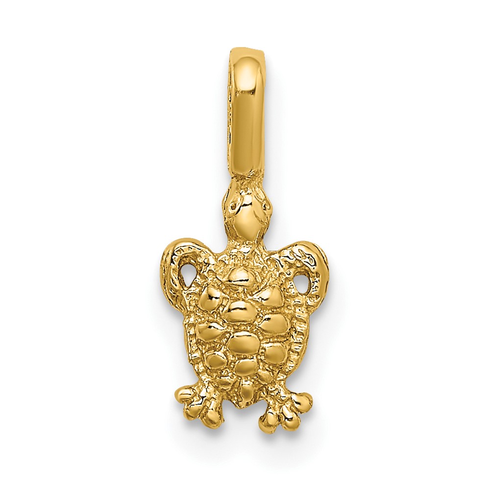 10K7937.jpg 10K Mini Sea Turtle w/ Fixed Bail Charm - Image 1