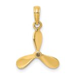 10K 3-D w/ 3 Blades Propeller Charm - Image 4