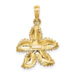 10K Beaded Starfish Charm - Image 4