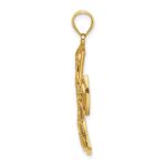 10K Filigree Cross Charm - Image 2