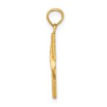 10K Polished W/ Banner Cross Charm - Image 2