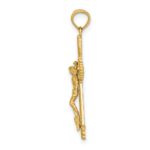 10K D/C Crucifix Charm - Image 2