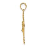 10K Crucifix W/ Fancy Tips Charm - Image 2