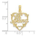 10K #1 NANA  in Heart Charm - Image 3