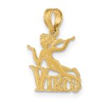 10K VIRGO Zodiac Charm - Image 5